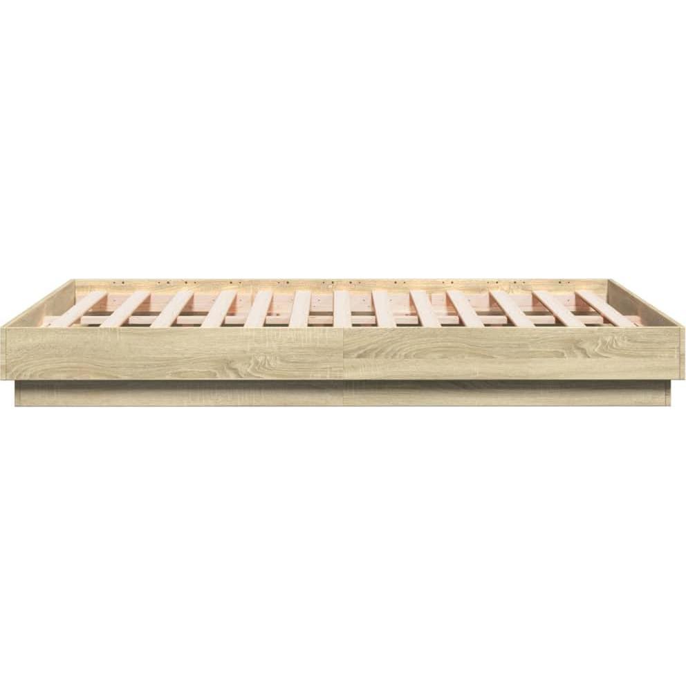 Thumbnail - VidaXL, Bett, Bettgestell mit LED (135 x 190 cm)