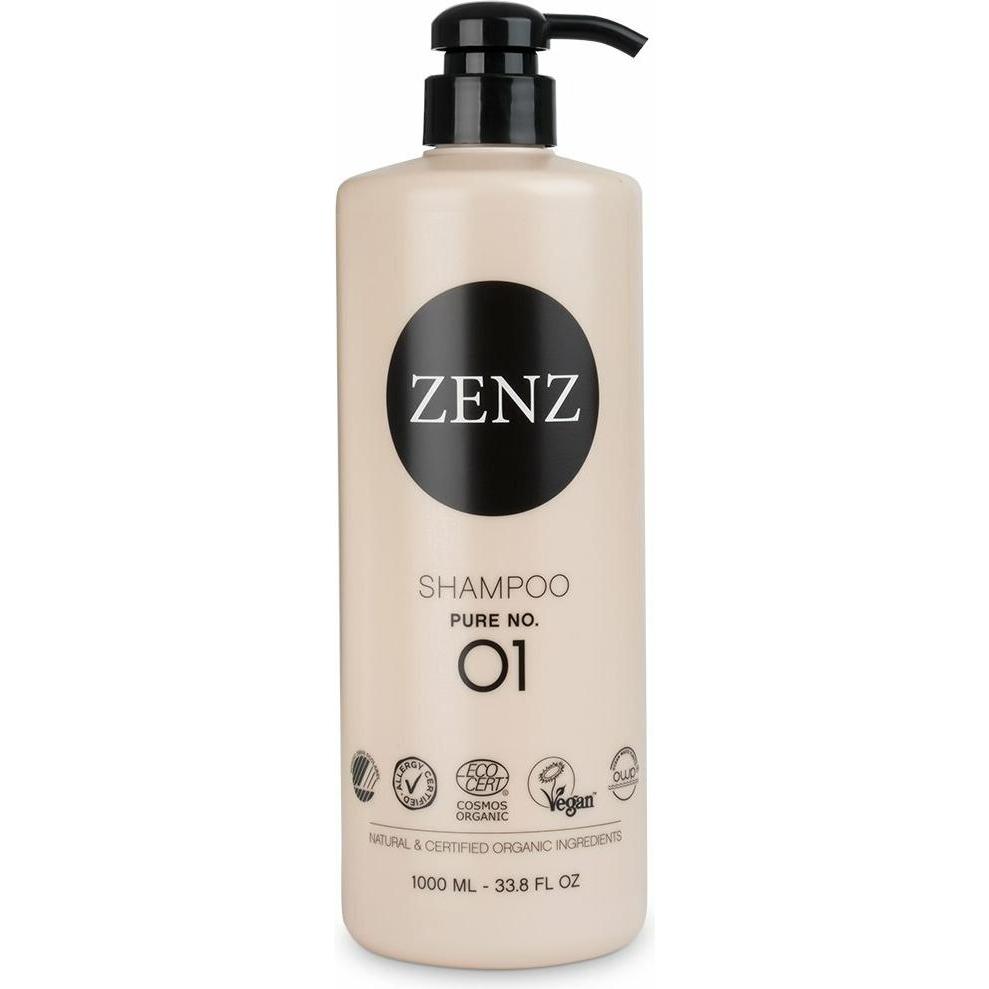 Zenz, Shampoo, Organic No.01 Pure Shampoo Frauen 1000 ml (1000 ml, Flüssiges Shampoo)