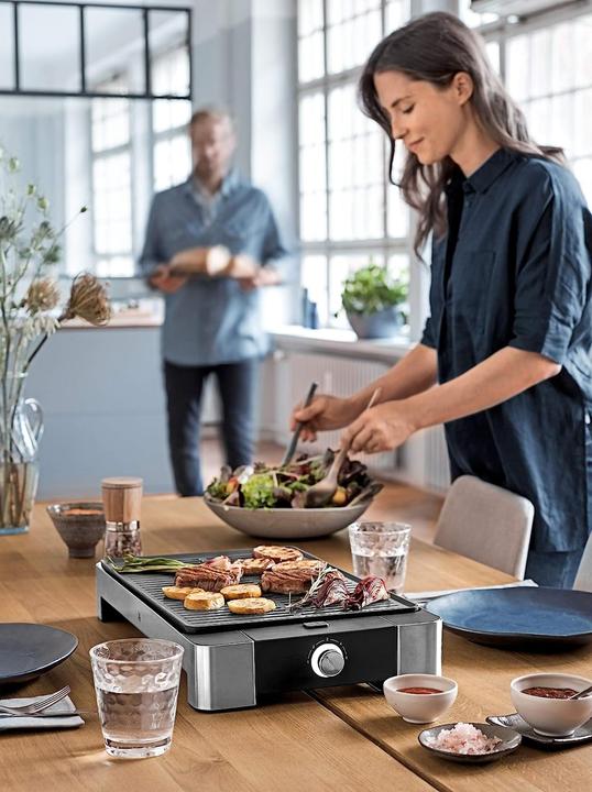 Actual product image WMF Lono Ribbed Table Grill (EU plug)