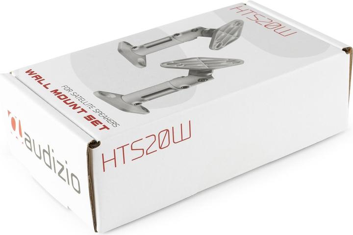 Produktbild Audizio Wandhalterung Paar HTS20W Weiss (Wandmontage, Drehbar, Neigbar)