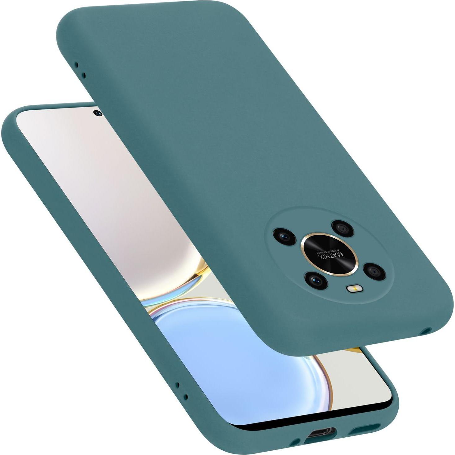 Cadorabo Hülle für Honor MAGIC 4 LITE TPU im Liquid Case Design (Honor Magic 4 Lite), Smartphone Hülle, Grün