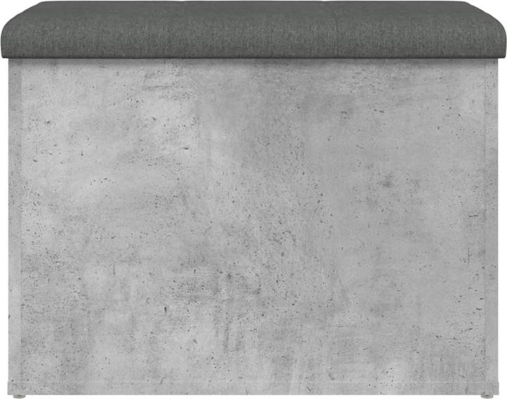 Actual product image vidaXL Bench with storage space concrete grey 62x42x45 cm (42 cm)