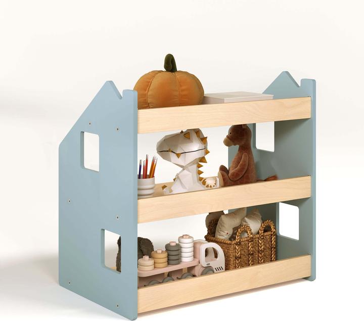 Image du produit Montessori Ensemble bibliothèque & étagère à jouets