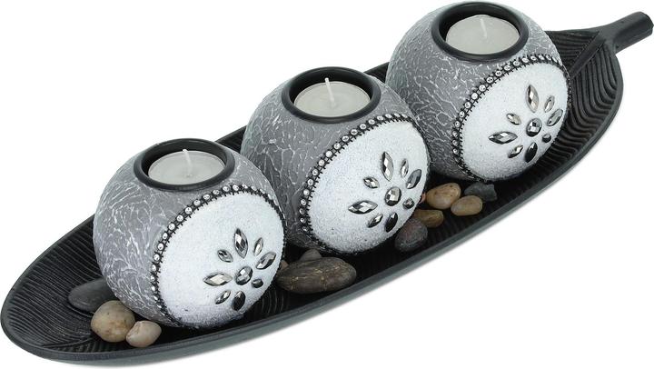 Actual product image Relaxdays Tealight holder (40.5 x 14.5 x 10 cm)