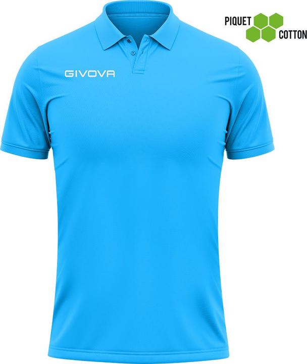 Actual product image Givova cotton pique polo shirt summer (XXL)
