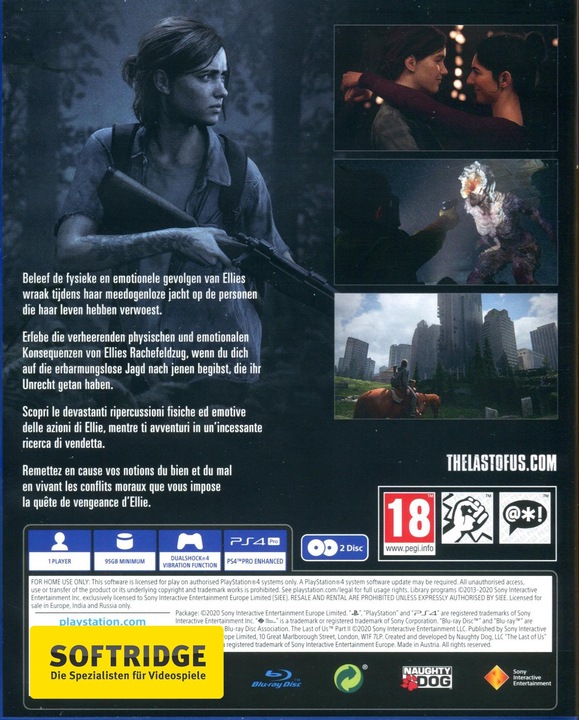 Actual product image Sony The Last of Us Part 2 (PS4, DE)