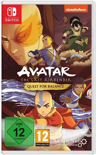 Actual product image GameMill Entertainment Avatar: The Last Airbender - Quest for Balance (Switch, Switch Lite, Switch OLED, DE)
