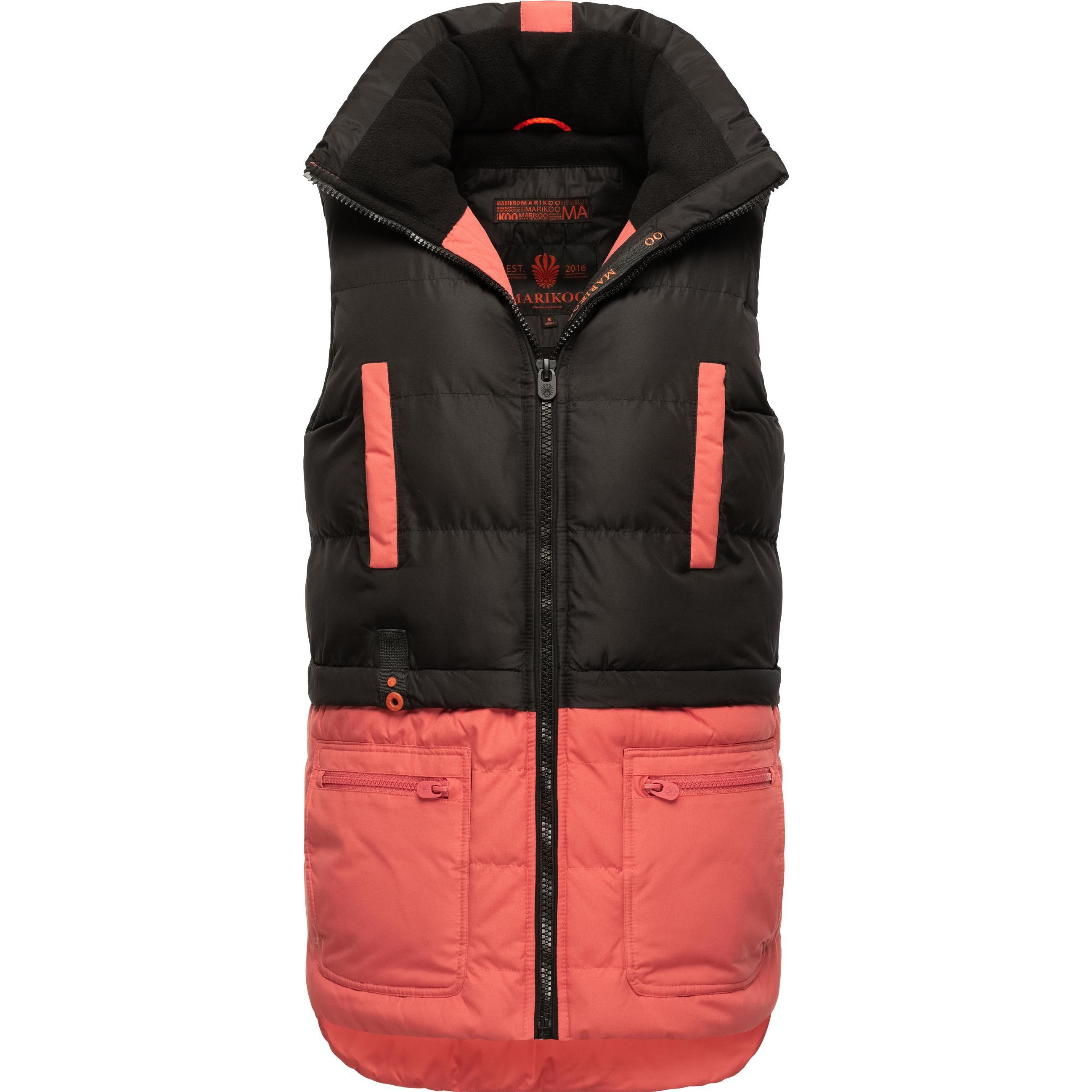 Marikoo, Damen, Weste, Kiraraa, Schwarz, (XL)