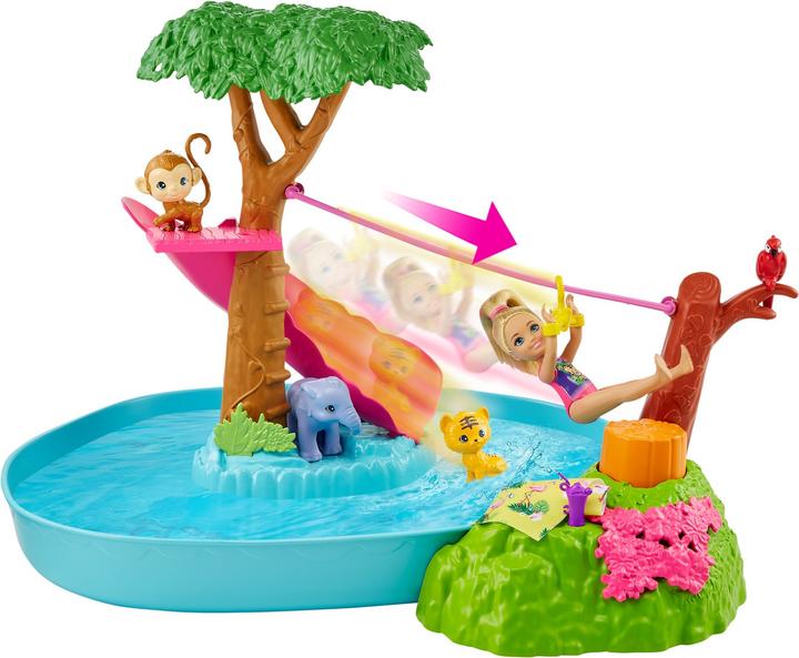 Immagine prodotto Barbie e Chelsea Il compleanno perduto Il fiume della giungla Play Set