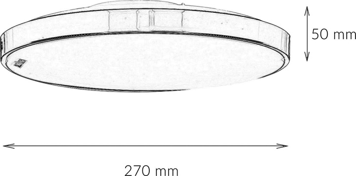 Produktbild Licht-Erlebnisse Deckenlampe Jonas (1300 lm)