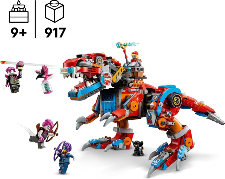 Produktbild LEGO Coopers Dino-Mech C-Rex (71484, LEGO Dreamzzz)