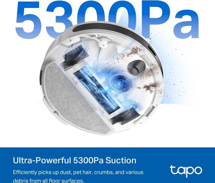 Produktbild TP-Link Tapo RV20 Max Plus (5300 Pa, Wischtuch)