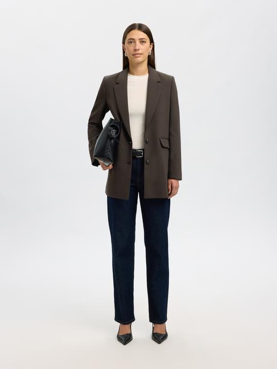 Produktbild Selected Slfrita Ls Relaxed Blazer Mel Noos (44)