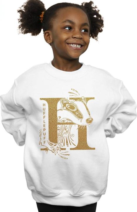Produktbild Hufflepuff Glitter Sweatshirt Mädchen (140, 146)