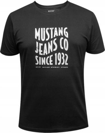 Actual product image Mustang T-Shirt Lounge Shirt Herren Schwarz (L)