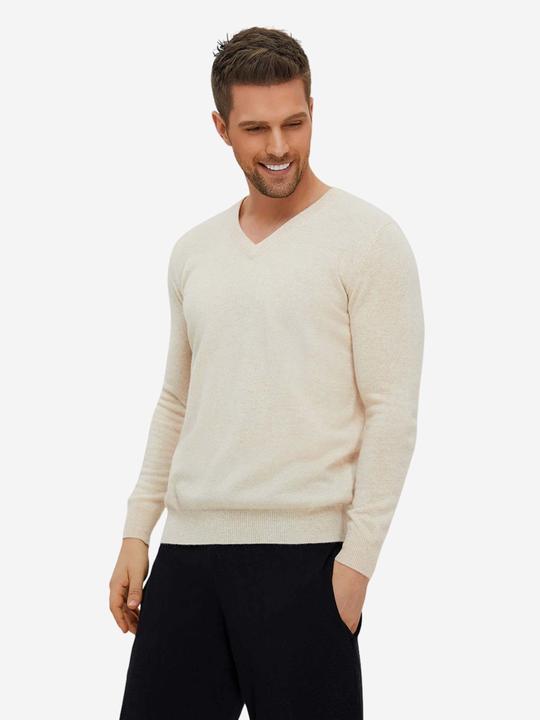 Image du produit Bellemere Sweater Solid V-Neck Merino Sweater (XL)