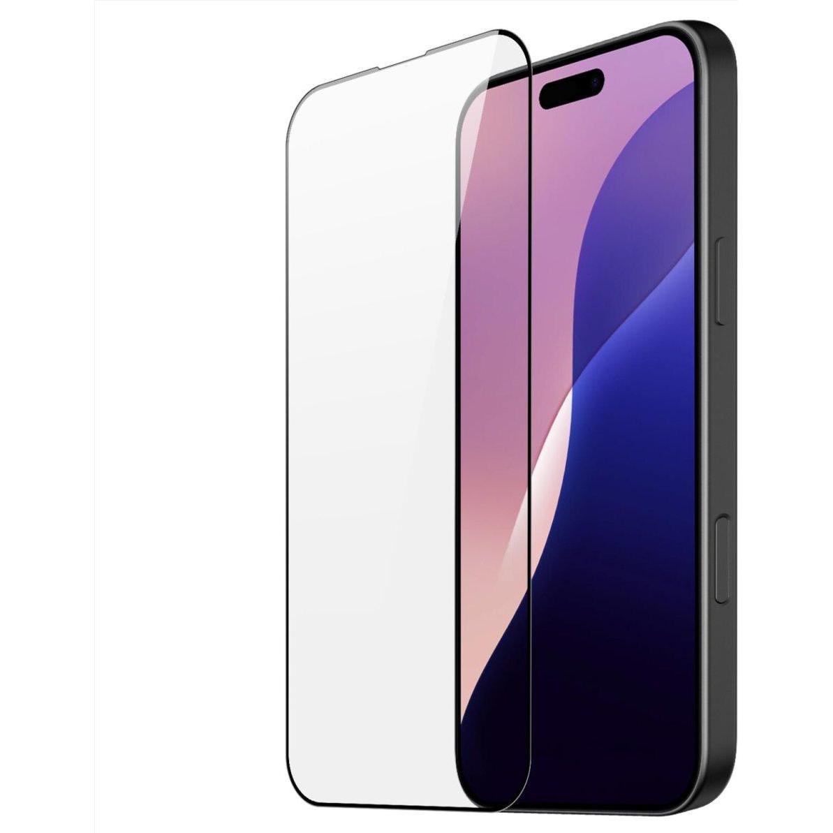 Dux Ducis Panzerglas 10D (1 Stück, Apple iPhone 16 Pro Max), Smartphone Schutzfolie, Schwarz