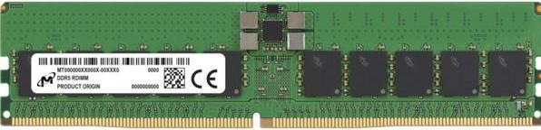 Produktbild Micron DDR5 RDIMM 48GB 2Rx8 4800 CL40 (24Gbit) (1 x 48GB, 4800 MHz, DDR5-RAM, R-DIMM)