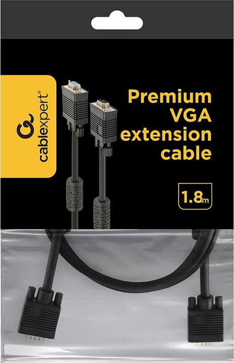 Immagine prodotto Gembird Cablexpert Premium CC-PPVGAX-6B (1.80 m, VGA)