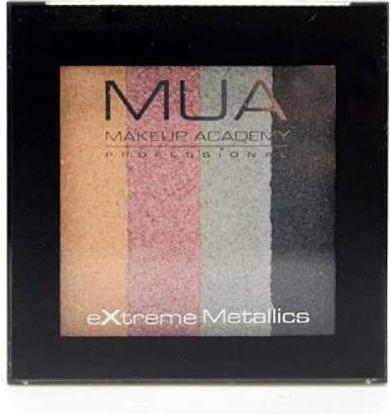Luxe MUA Professional Make-Up Glammed Up Extreme Metallic Quad Eyeshadows - NEW