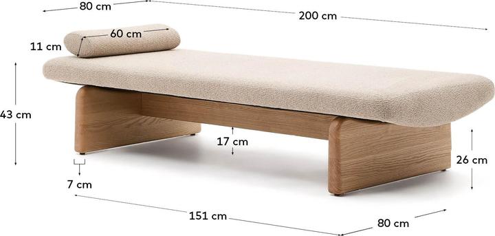 Actual product image Kave Home Topaz (Recamiere)
