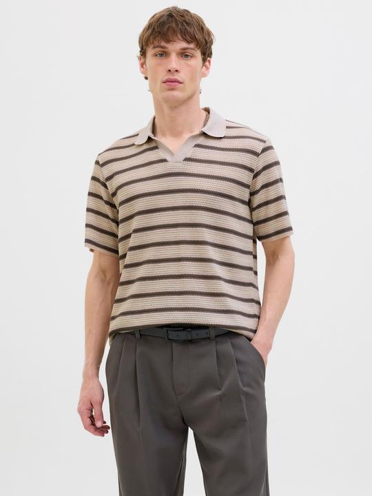 Image du produit Jack & Jones Gestreift Fly-Away Kragen Poloshirt Poloshirt (XL)
