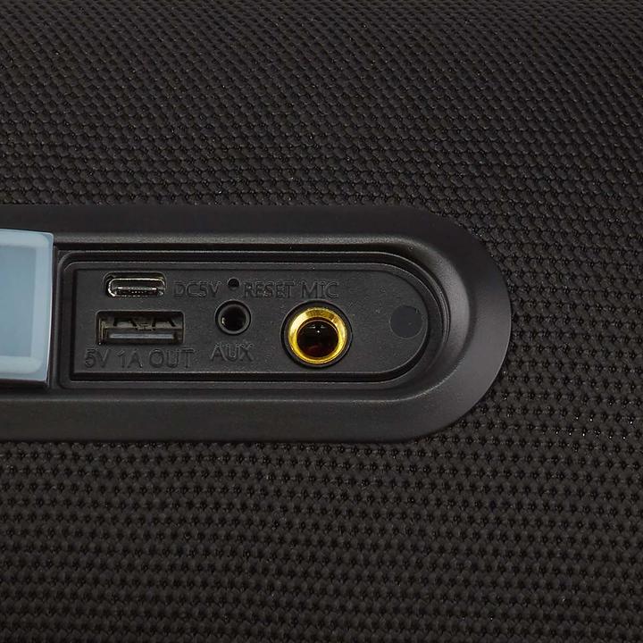 Produktbild Nedis Party Boombox 120W, 9,5h Akku/Bluetooth/ TWS/ RGB (9.50 h, Batteriebetrieb)