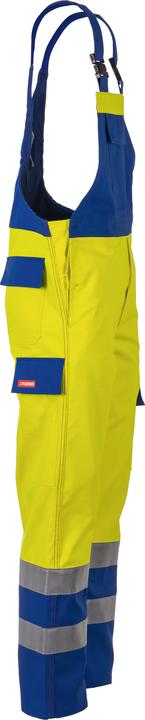 Produktbild Planam unisex Warnschutz-Latzhose MAJOR PROTECT warngelb, kornblau Grösse 64 (64, 64)