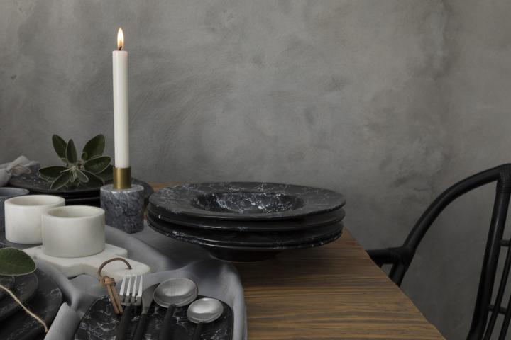 Produktbild Fifty five south Marmor Kerzenständer Lamonte - Grey