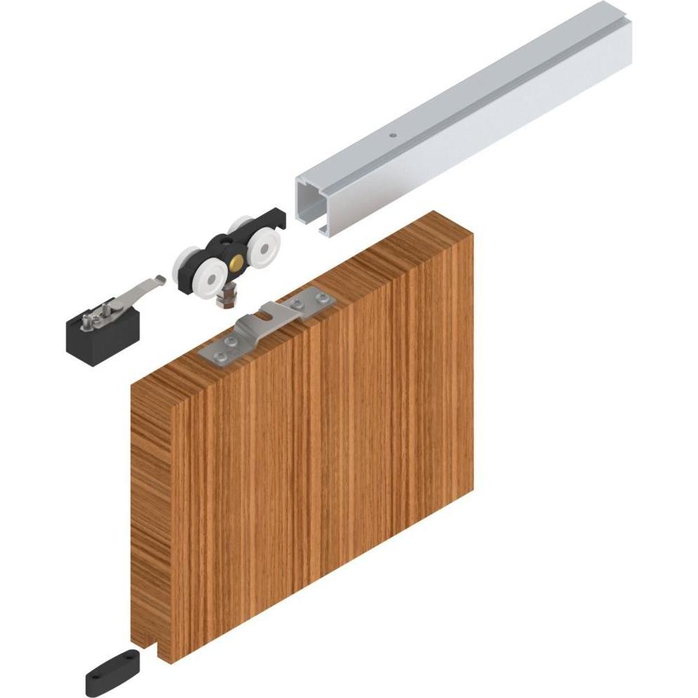 Helm Schiebesystem 140 140 kg Holztüren ab 30 mm Komplettgarnitur (120120000012)