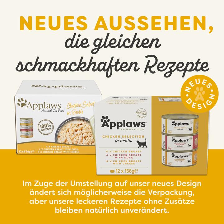 Immagine prodotto Applaws Pollo in brodo in lattina multipack (Adulto, 12 pz., 672 g)