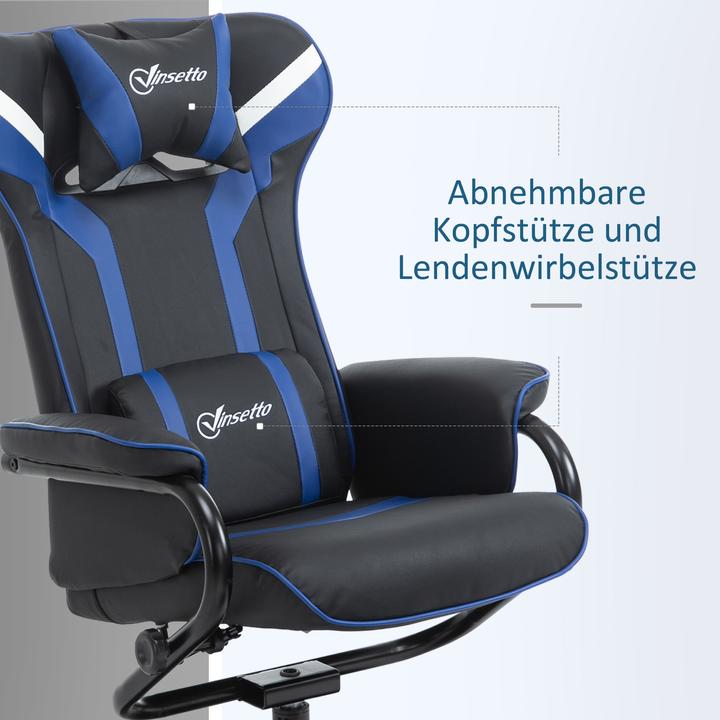 Produktbild Vinsetto Gamingsessel mit Hocker