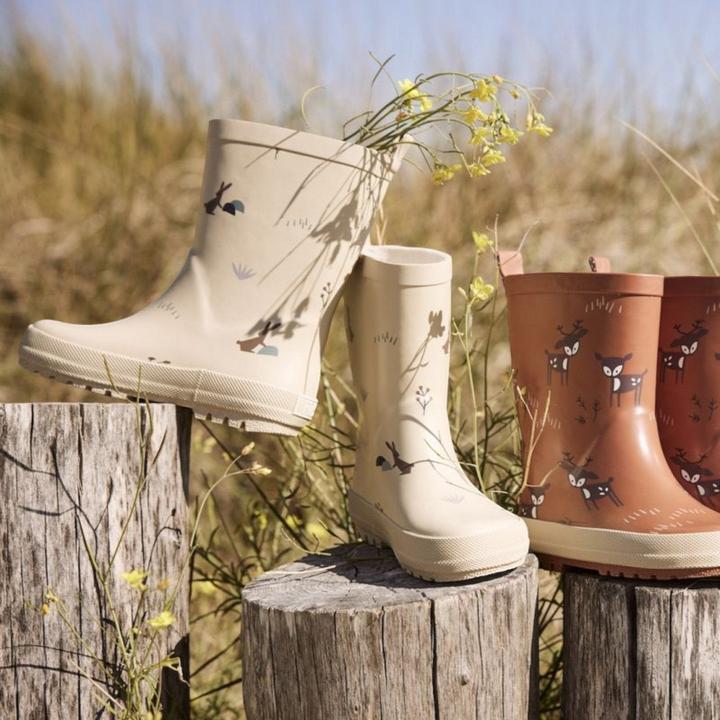 Actual product image Fresk Rainboots - Rabbit Sandshell (25)