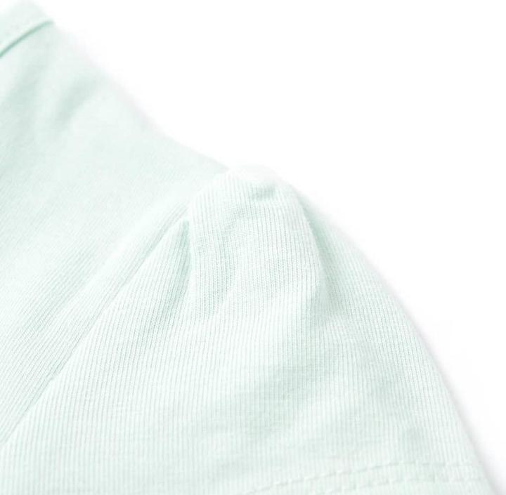 Immagine prodotto VidaXL Maglietta per bambini Verde menta chiaro 92,Materiale: 95 % cotone (92)