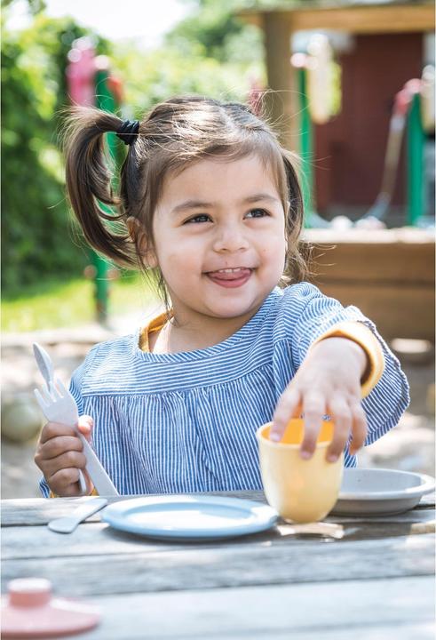 Immagine prodotto dantoy minuscolo set da colazione biologico, asilo, 94 pezzi