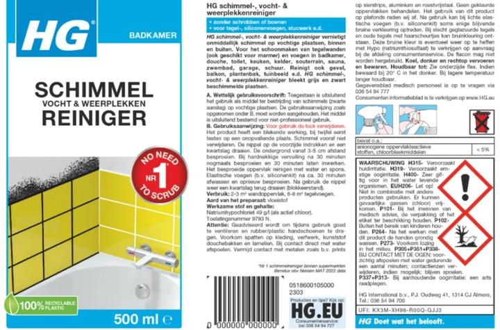 Produktbild HG Mold, Moisture, and Stain Remover