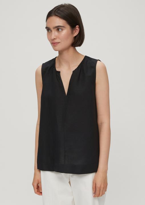 Produktbild s.Oliver Bluse Blusentop aus Leinenmix (36)