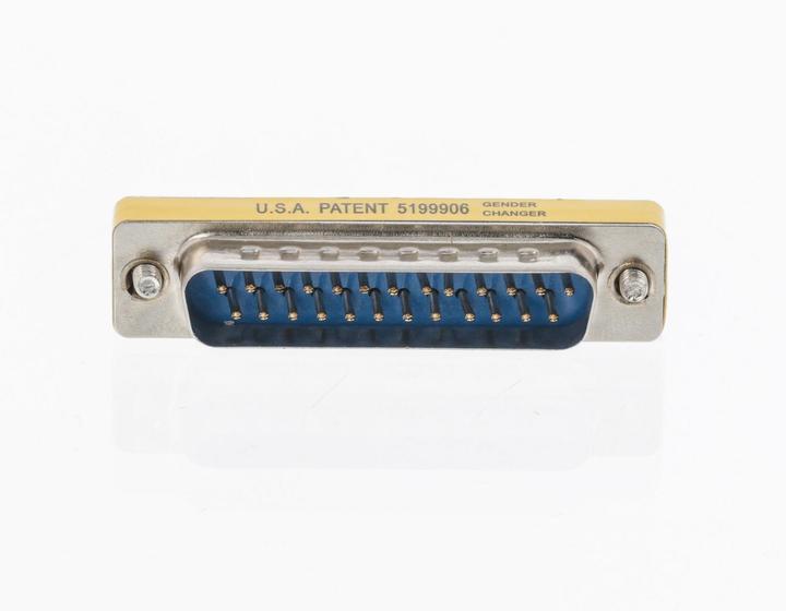 Actual product image Valueline Serial Adapter D-SUB 25-Pin Male - D-SUB 25-Pin Female Metal (0.05 m)