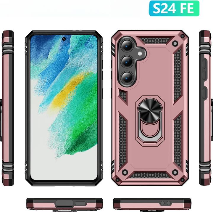 Actual product image Cover-Discount FE - Robust back cover with kickstand (Samsung Galaxy S24 FE)