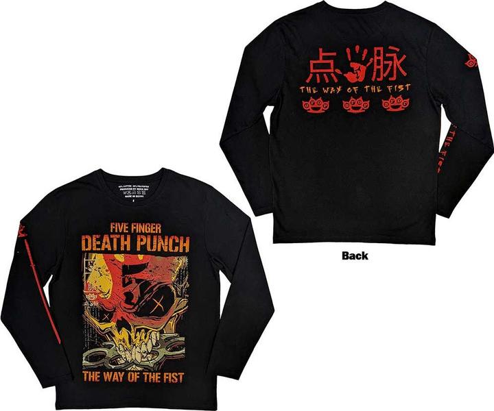 Image du produit Five Finger Death Punch The Way Of The Fist Back Print,Sleeve Print (Longsleeve) (L)