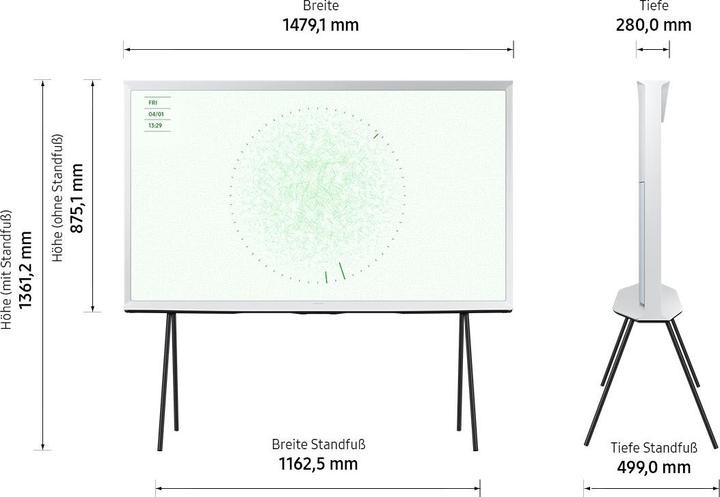 Immagine prodotto Samsung GQ65LS01DAUXZG (65", LS01D, QLED, 4K, 2024)