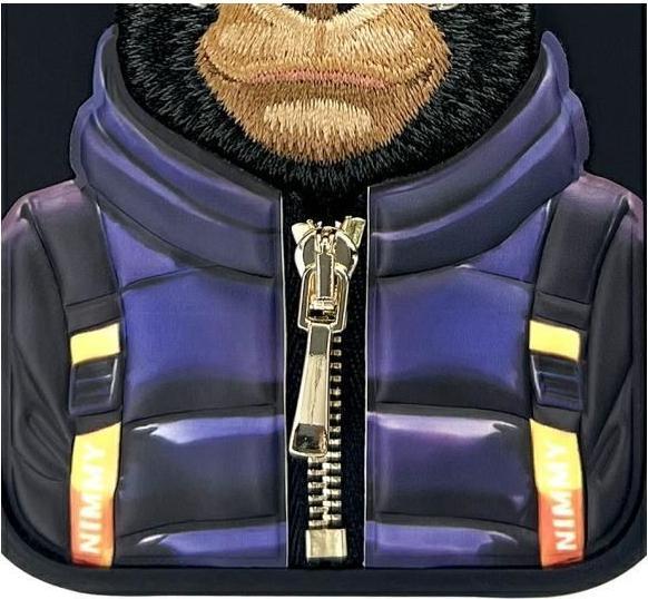 Produktbild Metelli Nimmy case iPhone 16 6.1" black Cool&Cute 2.0 Monkey (Apple iPhone 16)