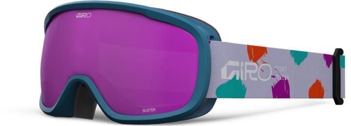 Amber, Blau, Pink, Teal