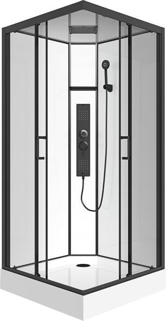 Vente-unique Tanito (90 cm, 90 cm, 211 cm)