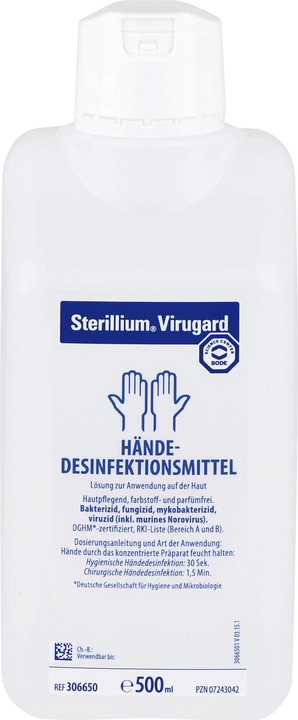 Actual product image Bode Hand disinfectant Sterillium Virugard, 500 ml (500 ml)