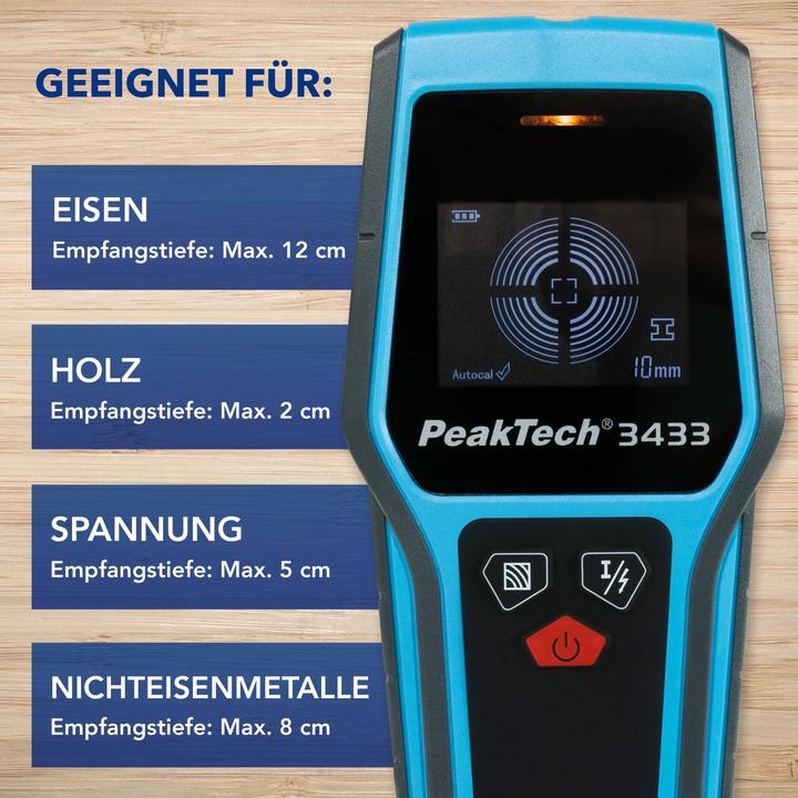 Immagine prodotto Peaktech P 3433 Scanner digitale da parete