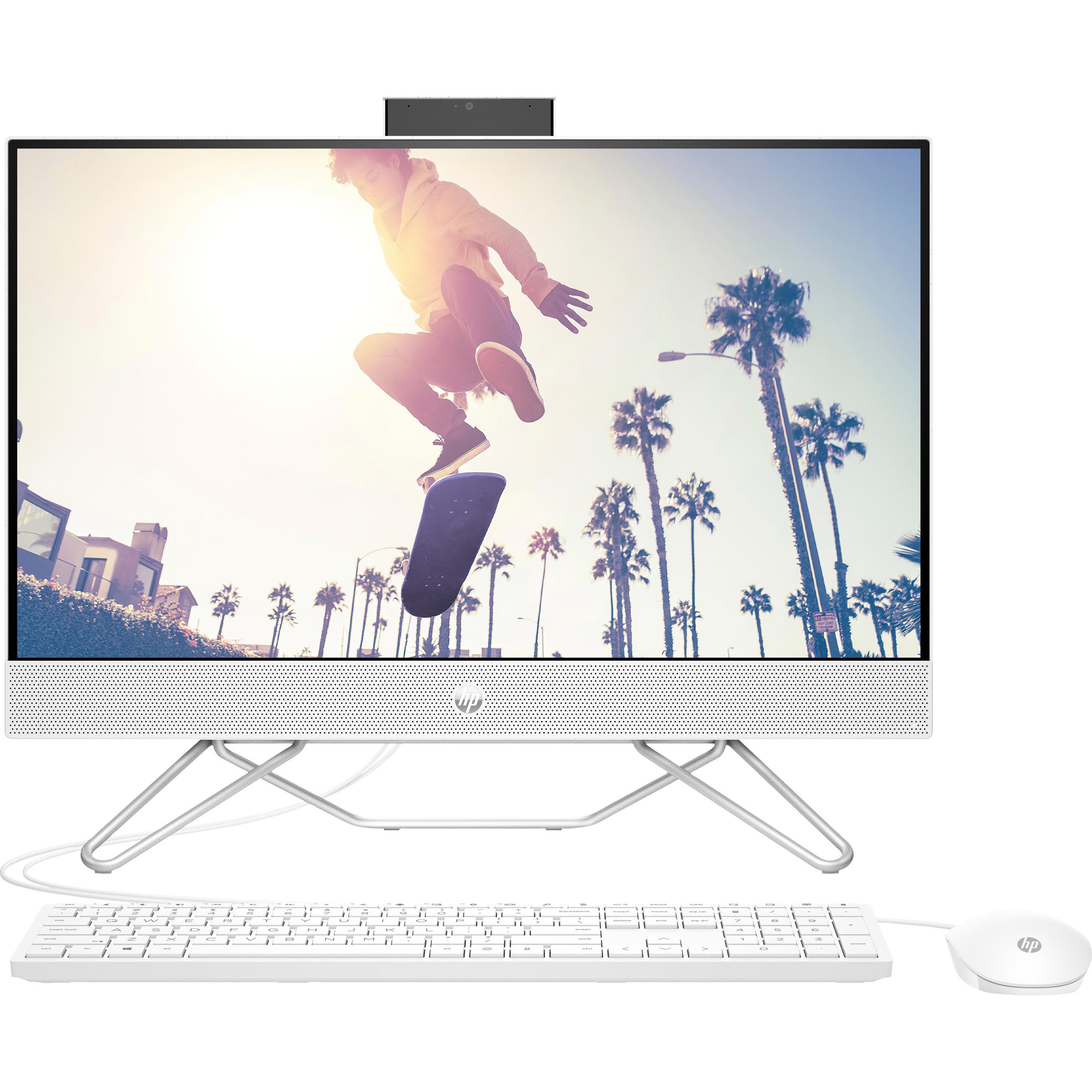 HP AIO 24-cb1111ng (512 GB, 16 GB, Intel Core i5-1235U), PC, Weiss