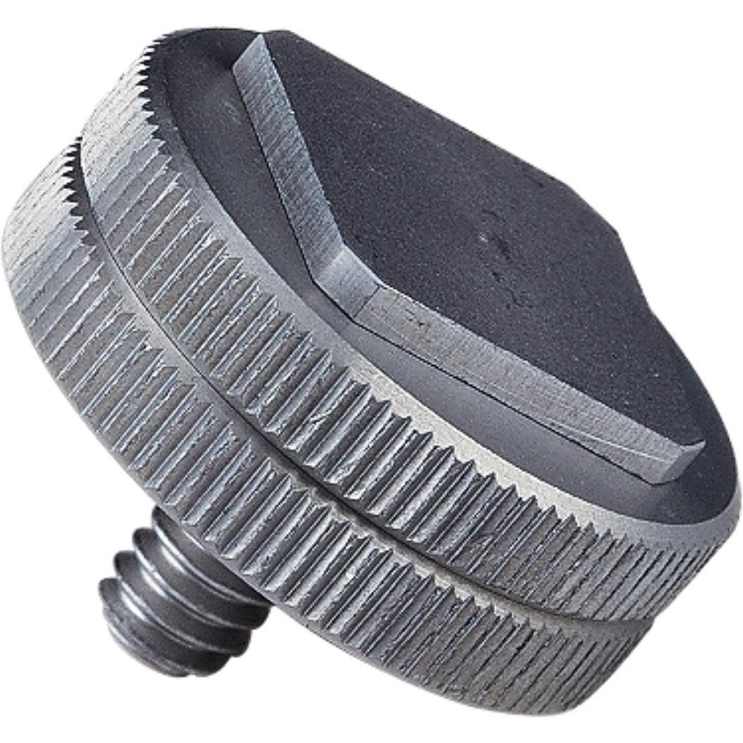 Hama Aufsteckfuss mit Gewindezapfen (Adapter), Digitalkamera Zubehör, Silber