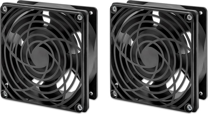 Image du produit Intellinet Ventilateur de toit double pour armoire réseau 19" (distributeur mural)