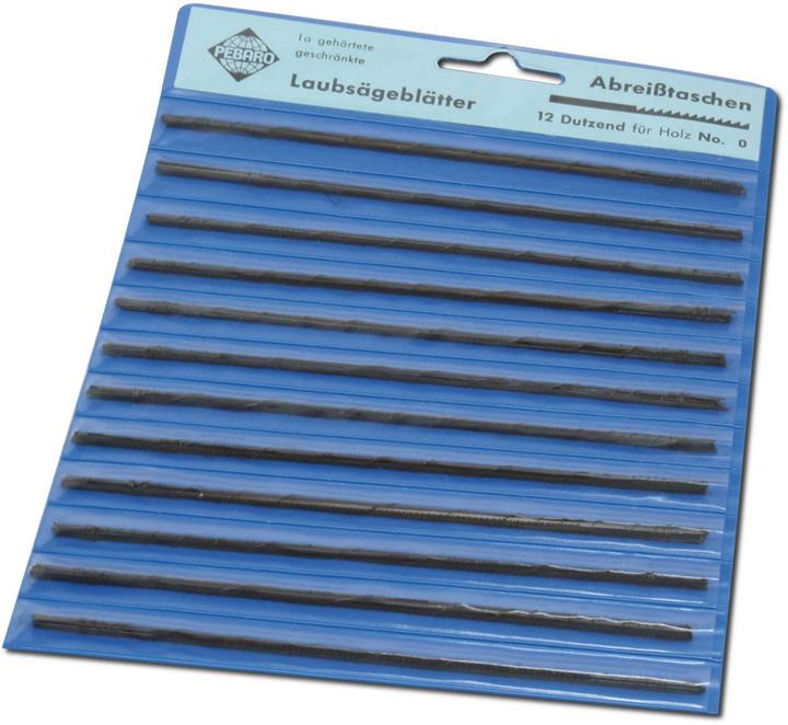 Actual product image Donau 12 fretsaw blades size 3